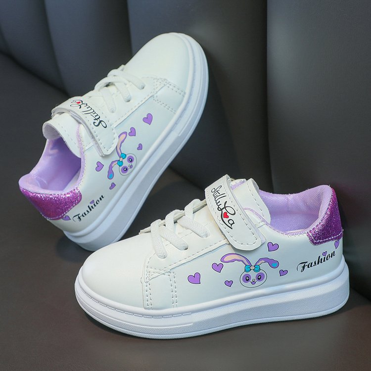 Plateau-Sneaker für Kinder – Rutschfeste Schuhe mit dicker Sohle für Mädchen und Jungen, leichte Freizeitschuhe (Lila/Rosa, Größen 26–37)_voghion.com