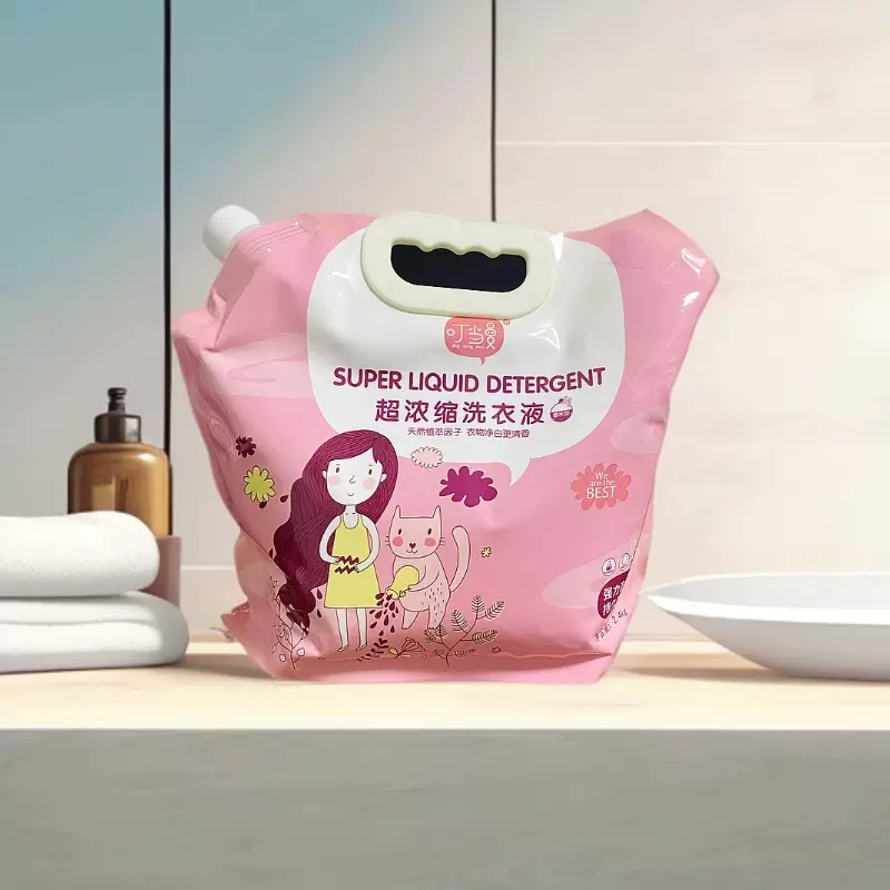 叮当曼超浓缩洗衣液2.5L天然去渍洗衣液持久留香香氛洗衣液批发深