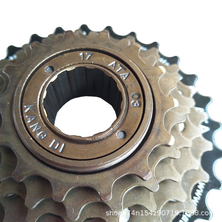 ATA Kangdi Volante giratorio de 6 velocidades Volante roscado de 6 velocidades Volante giratorio de bicicleta de montaña de 18 velocidades Volante giratorio de bicicleta de montaña