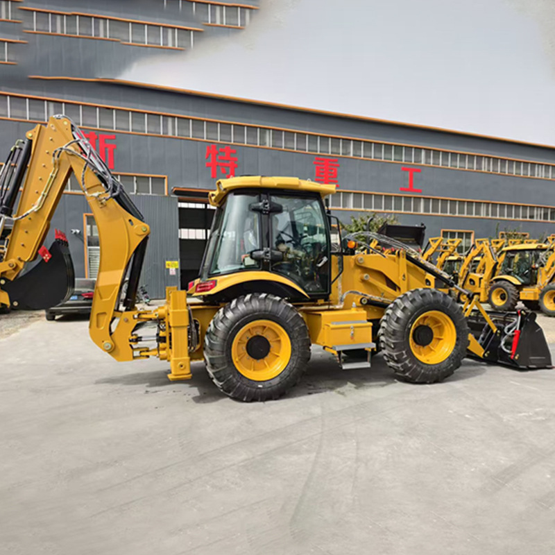 挖掘装载机两头忙工程建筑挖掘铲运一体机小型农用前挖后铲装载机