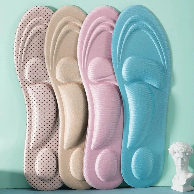 Спортивные стельки для свода стопы самостоятельного производства, мужские и женские губки, дышащие, впитывающие пот, дезодоранты, обезболивающие стельки с медленным отскоком