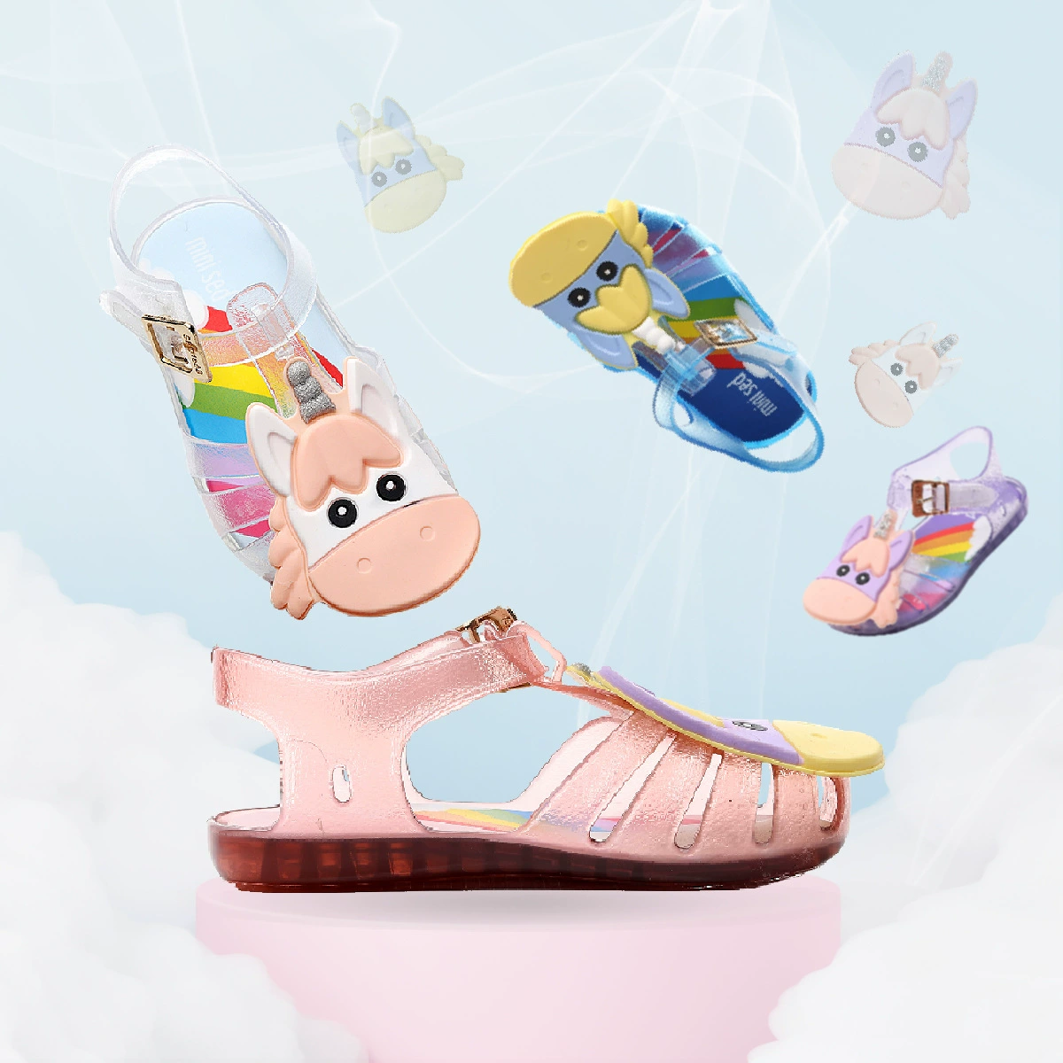 Тщательный отбор детской обуви meliss * фруктовые туфли сандалии Xiaobao плетеные сандалии студенческая обувь повседневная обувь корейская версия сандалии