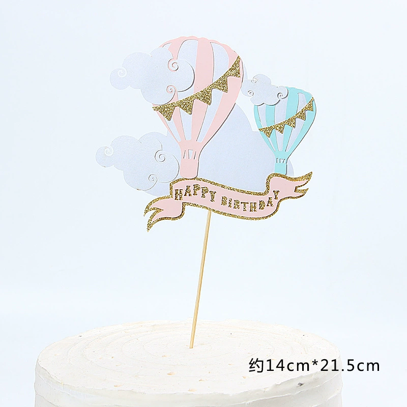 English Birthday Happy Cartoon Balloon HB Love Gift Box Birthday Happy Cake Account Crown Crown милые звезды