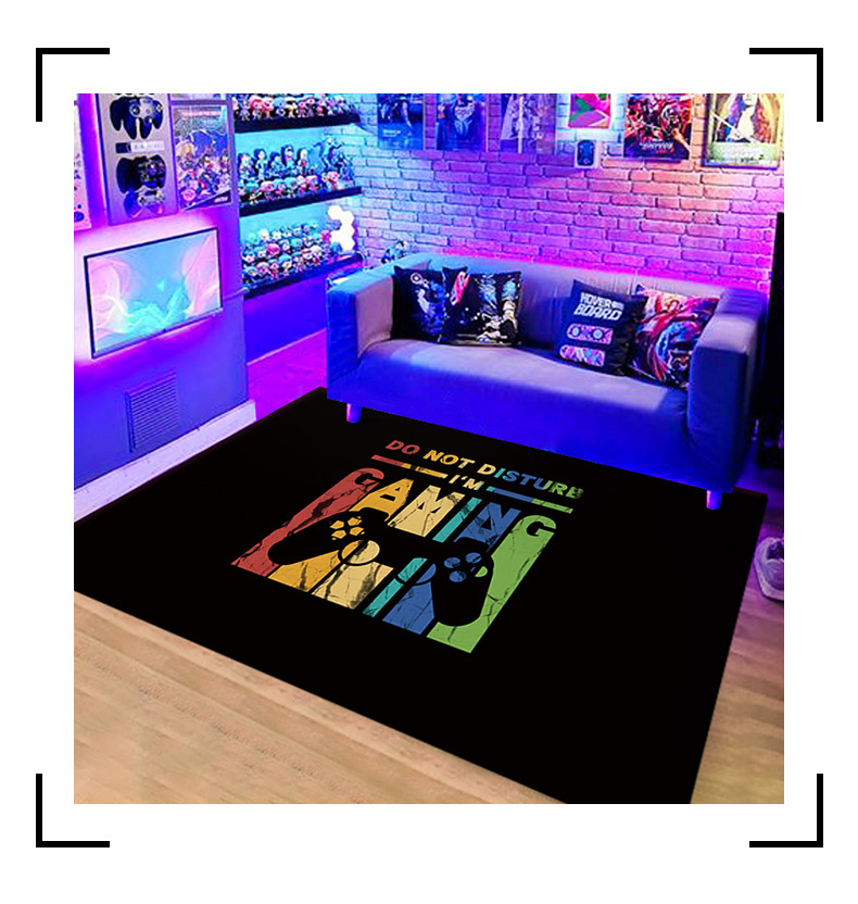 游戏机地毯,卡通地毯,儿童房地垫,地毯,地垫