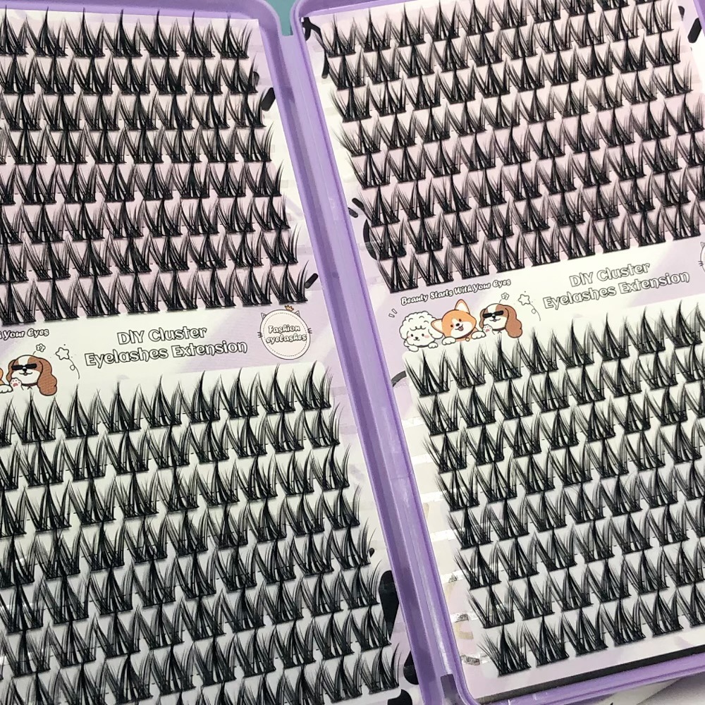 Comercio exterior denso FD01 libro de pestañas de gran capacidad ligero suave simulación de gripe de cabello Barbie curvilinear un solo racimo de pestañas falsas