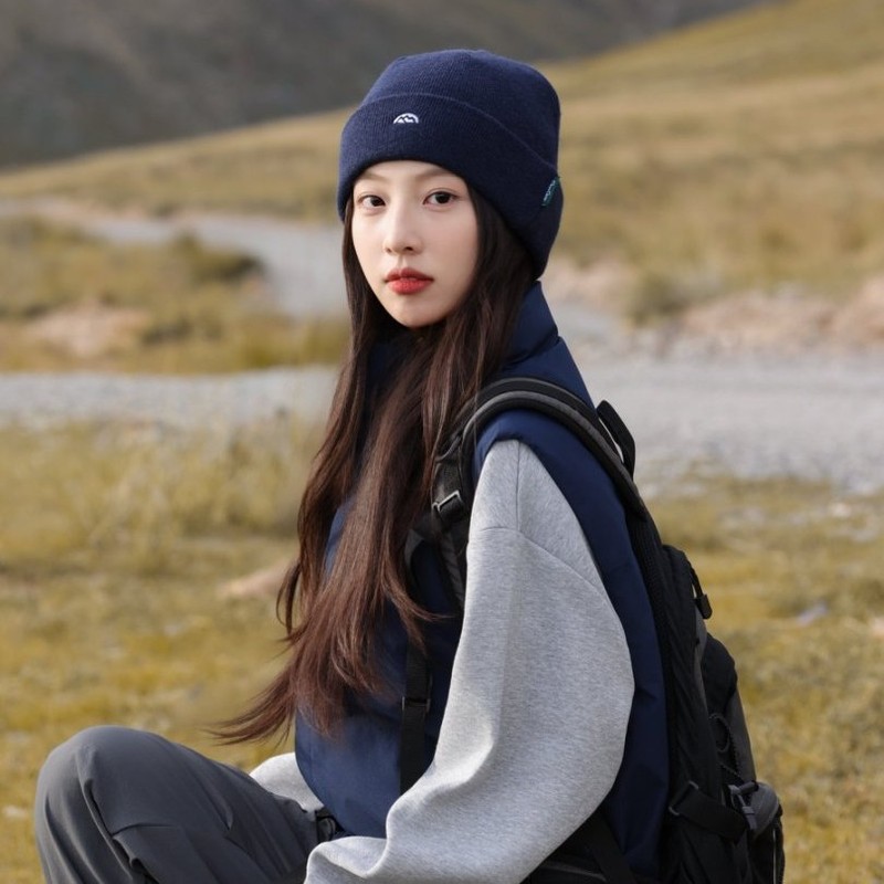 秋冬新款男女同款休闲百搭潮流刺绣针织帽保暖防寒百搭显脸小帽子|undefined