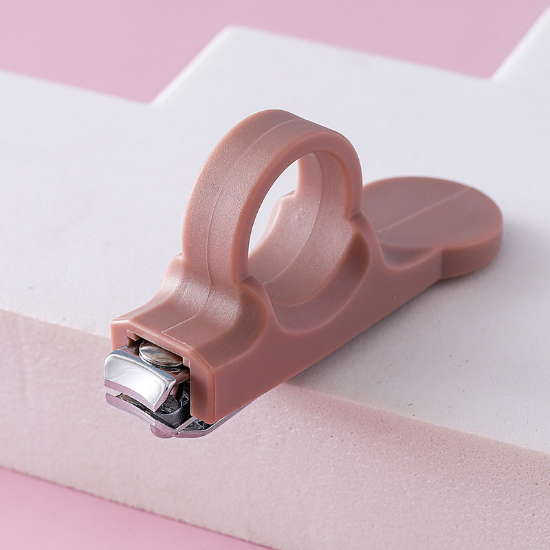 Bebé avión cortaúñas de acero al carbono pulgar cubierta solo bebé cortaúñas bebé especial anti-carne cortaúñas