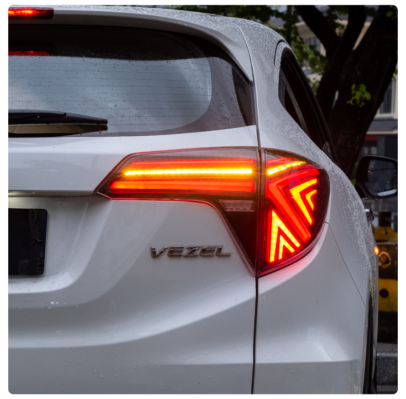 Suitable for 14-21 Honda Binzhi Led Taillight Assembly Modified Y-Type Scanning Led Driving Streamer Turn Signal