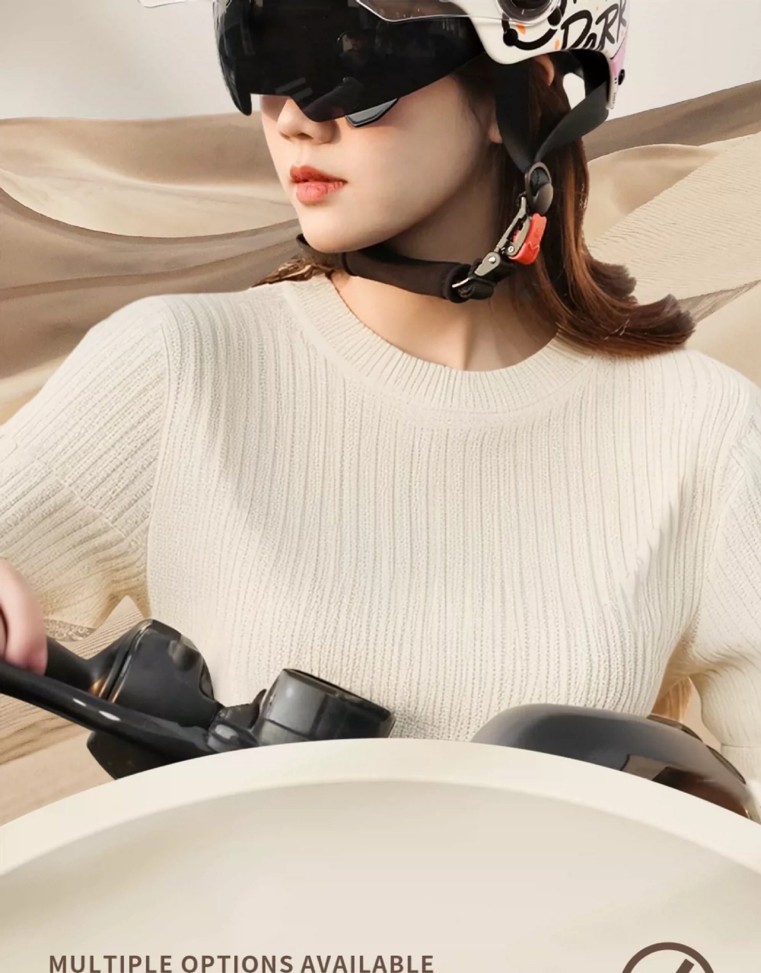 Mustang Helmet for Electric Vehicles, Women's All-Season Half Helmet, New National Standard 3C Certified, Men's Electric Scooter Summer Motorcycle Safety Helmet