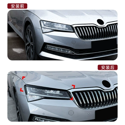 Suitable for Skoda: Lamp eyebrow