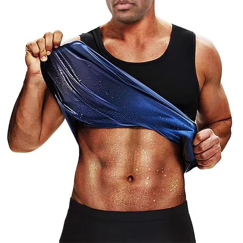 Amazon Cross-Border Men's Sports Fitness Shapewear Sweat-Wicking Corset Sauna Vest