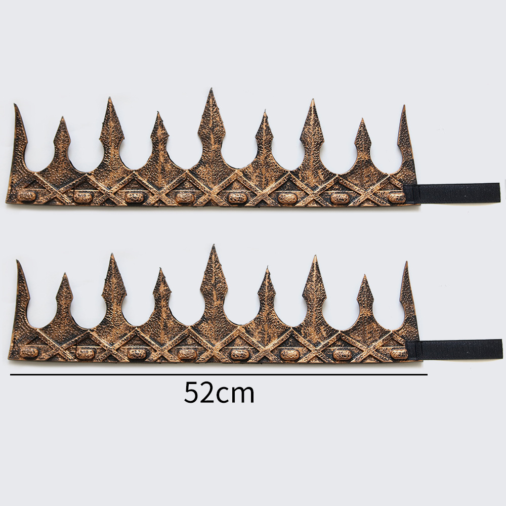 Medieval retro corona de rey Halloween props cosplay reina corona espumosa PU