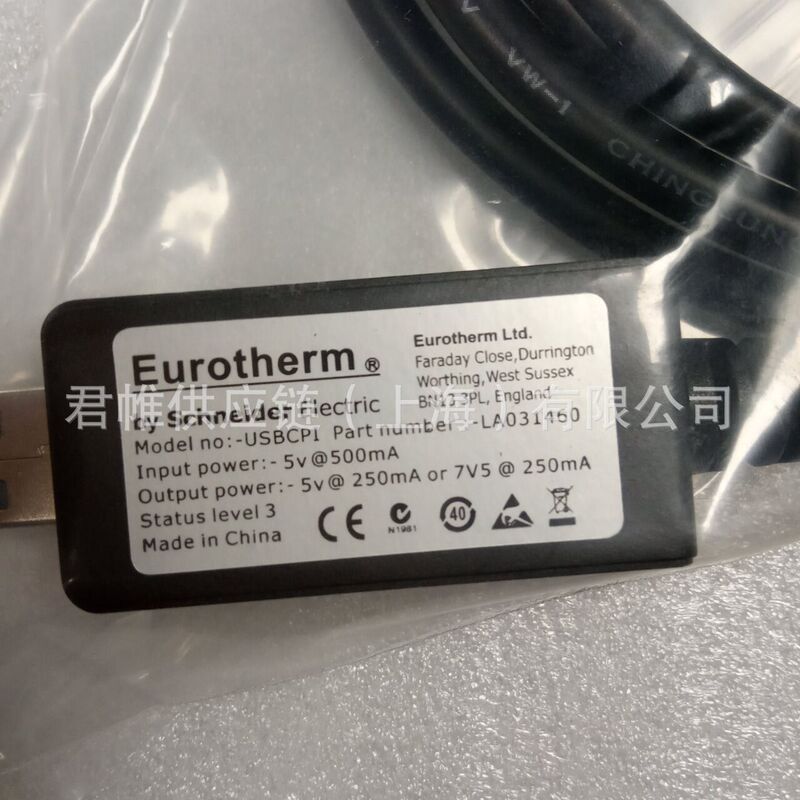 EUROTHERM Controller Model: USBCPI Part Number: -LA031460 Price needs to be verified EUROTHERM Controller Model: USBCPI Part Number: -LA031460 Price needs to be verified