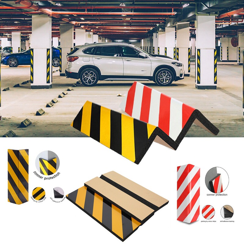 Factory in stock parking lot corner protector car anti-collision reflective strip door warning sticker parking lot gate sponge corner protector Factory in stock parking lot corner protector car anti-collision reflective strip door warning sticker parking lot gate sponge corner protector