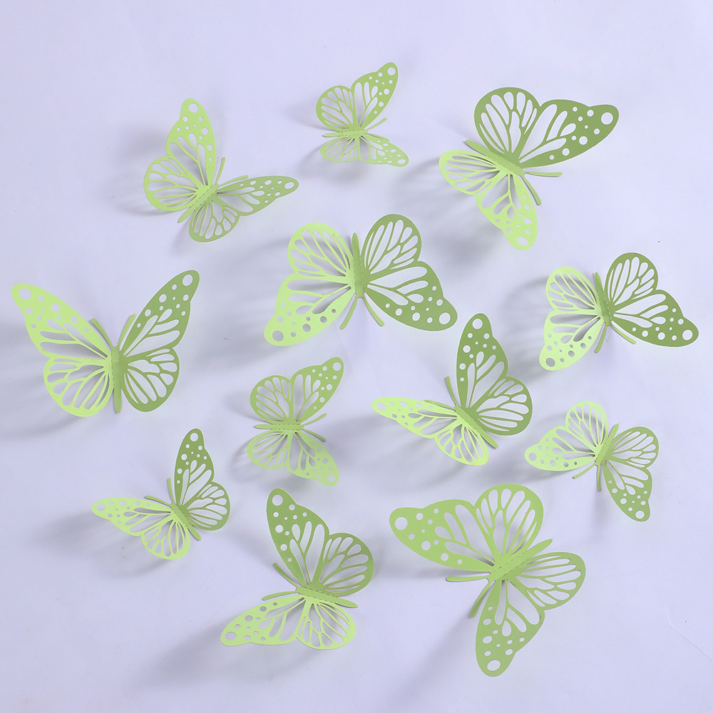 Bunte, realistische 3D-Schmetterlings-Wandaufkleber für die perfekte Dekoration von Zuhause und Partys_voghion.com