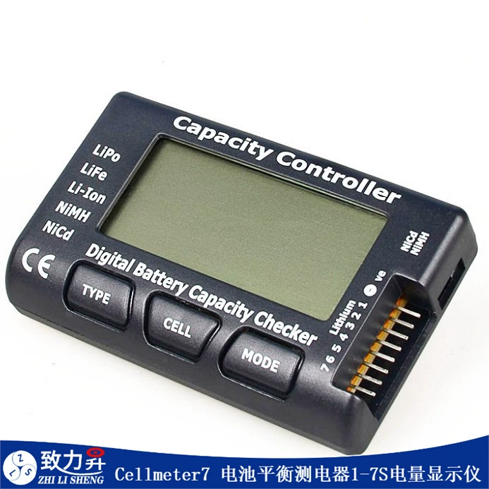 Дисплей напряжения 1-7S, измеритель напряжения литиевой батареи Cellmeter7, индикатор заряда никель-водородной и никель-хромовой батареи, тест напряжения.