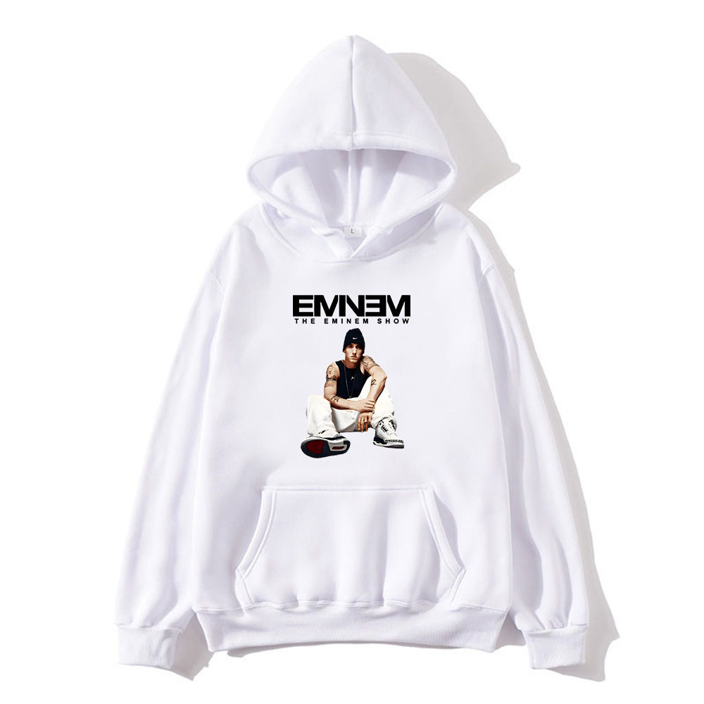 Eminem Hoodie Graphic Printing Hooded Fleece Sweatshirt Funk