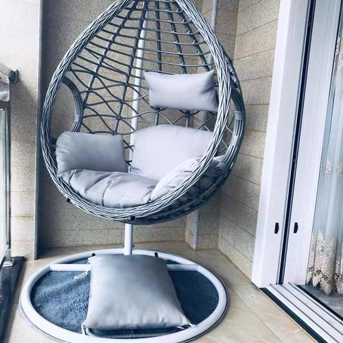 Patio hanging basket wicker chair chair single swivel chair swing home use lazy hammock indoor leisure small cradle chair hanging chair