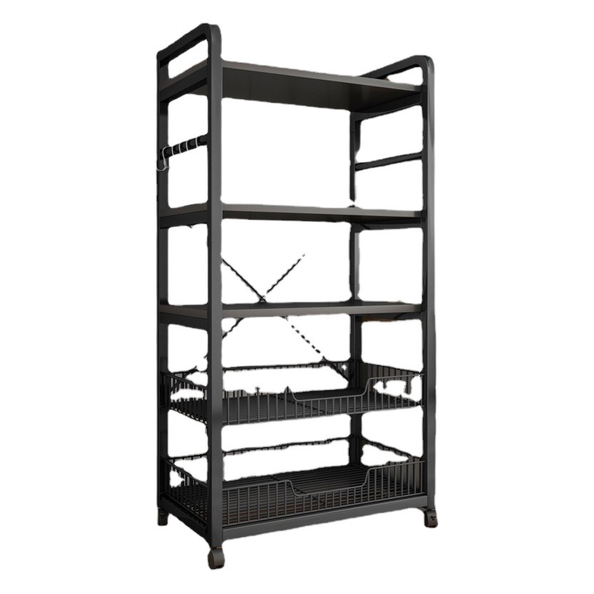 Estante de almacenamiento de cocina piso de múltiples capas de frutas y verduras rack de almacenamiento multifuncional horno microondas horno olla rack de almacenamiento