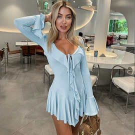 连衣裙;女式T恤;时尚休闲套装