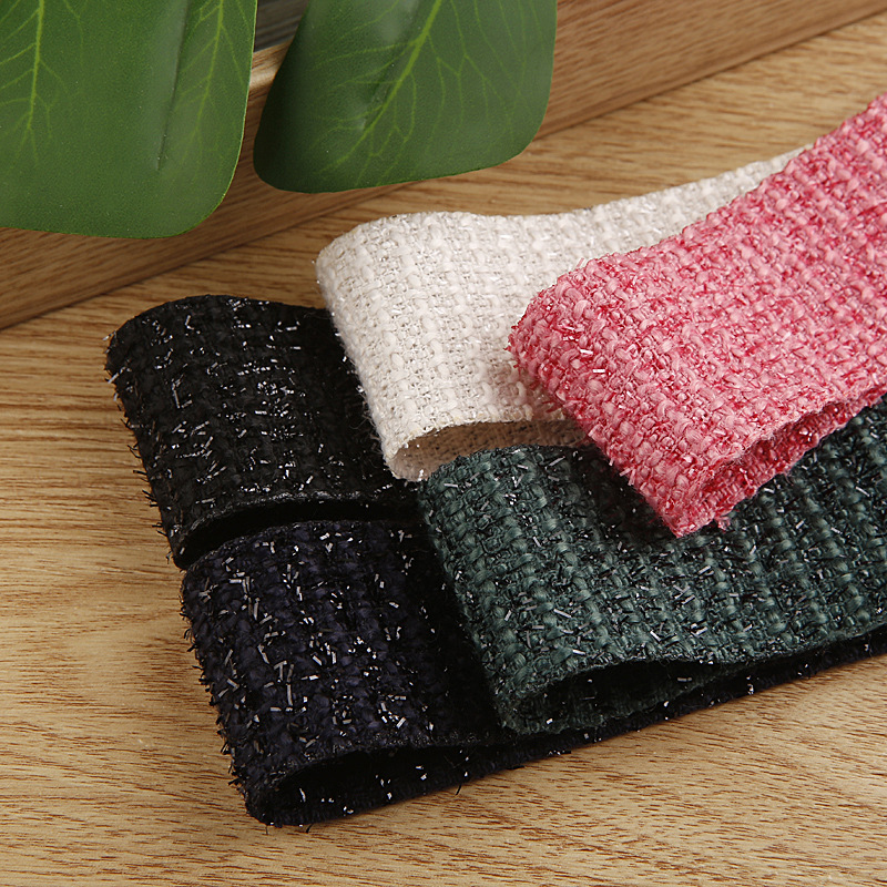 Double-sided polyester colorful onion woven ribbon butterfly knot DIY hair accessories accessories clothing hat toys festival decoration colorful ribbon