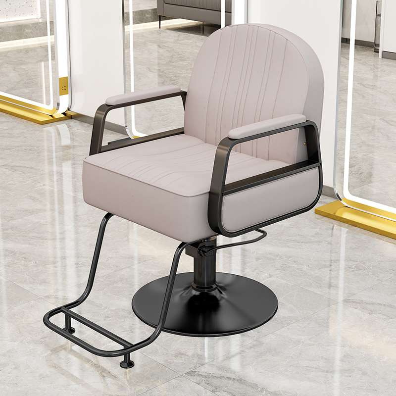 Disco de galvanoplastia de reposabrazos negros de cuero beige