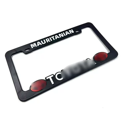 Abs Plastic 3D License Plate Frame: License plate holder/license plate holder - feng-3