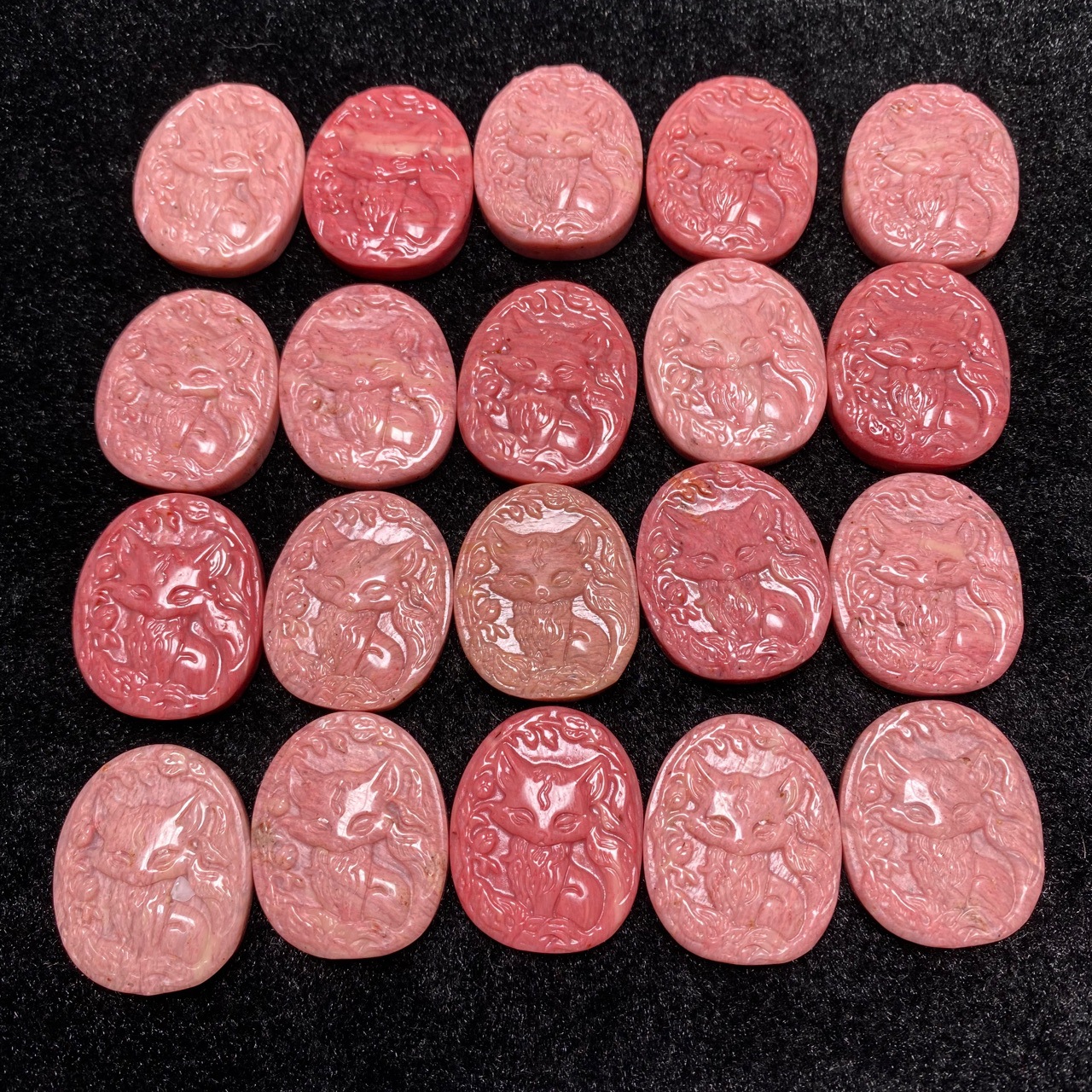 批发天然红木纹狐狸配件 大耳狐牌子DIY吊坠手牌等女款配件狐狸牌