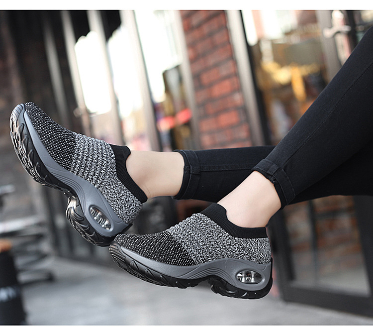 Damen-Sportschuhe, Arbeitsschuhe, Turnschuhe, Gummisohle, rutschfest, leichtes Schuhwerk_voghion.com