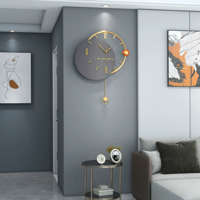 Modern fashionable wall watch, light luxury style, simple and elegant design, high-quality style