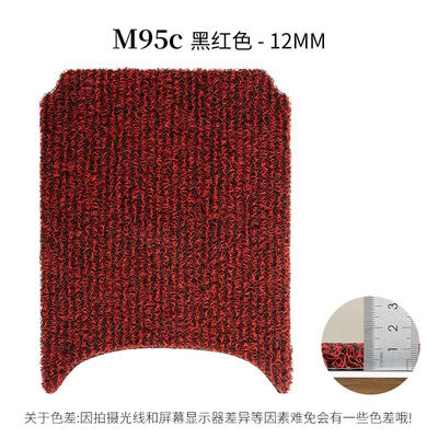 Electric vehicle foot mat electric car M80C/M85C/M95C wire - m95c-black-red-12mm-foot-pad-with-velcro