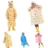 Rabbit, long dinosaur, raincoat, backpack, new collection, 3D, lion