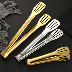 Stainless steel food tongs multi-functional tongs bread tongs modern minimalist barbecue tongs promotional food tongs factory wholesale