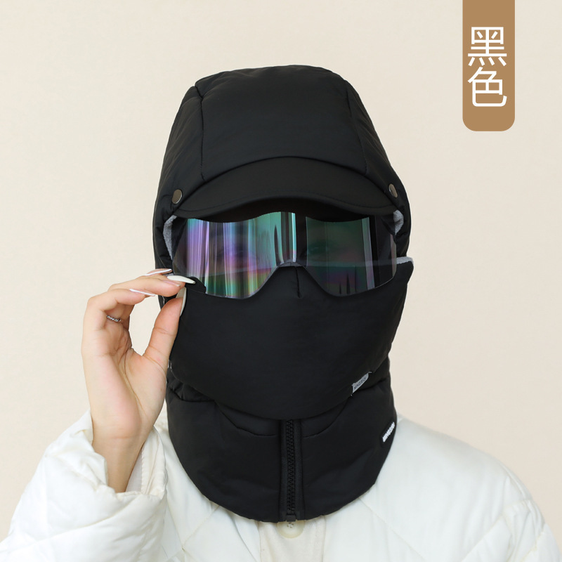 跨境新款秋冬挡风防寒神器骑车防风内胆围巾面罩保暖一体包脸帽子|undefined