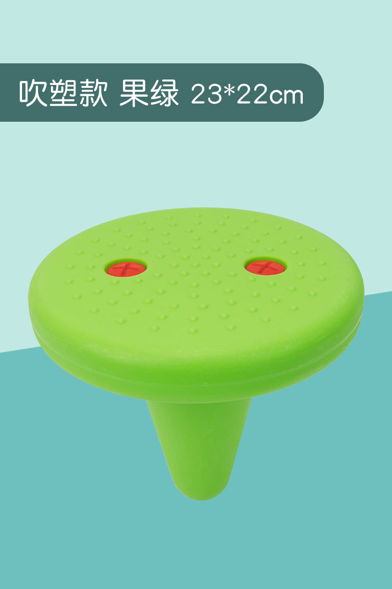 Anillo de silla de una sola pierna Equipo de entrenamiento de integración sensorial para niños Taburete de una esquina Anillo de equilibrio Taburete de pie Juguete de enseñanza Taburete de plástico