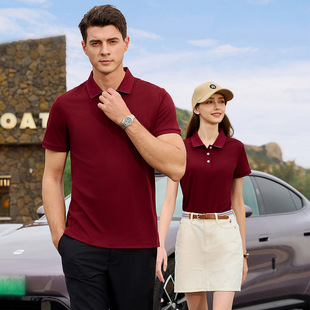 New Summer Polo Shirt for Men and Women, Sports Short-Sleeved T-Shirt, Breathable, Soft and Skin-Friendly Work Clothes, Lapel Fitness Cultural Shirt t