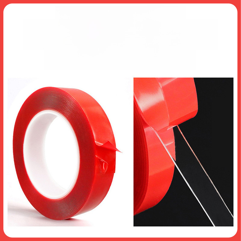 Strong 1mm acrylic double-sided tape transparent non-marking nano double-sided tape automotive glass sealing double-sided tape