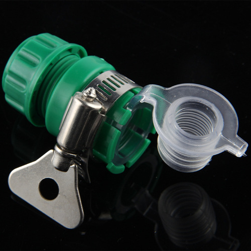 New lock tube plastic multi-functional faucet connector brush car water gun garden hose connector