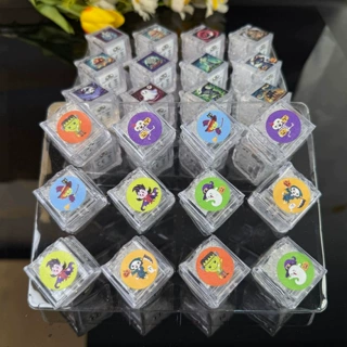 跨境万圣节发光冰块LED荧光块七彩灯效婚庆酒吧七彩感应冰块灯批