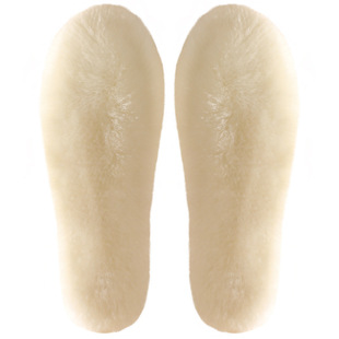 Autumn and Winter Unisex Wool Insoles, Comfortable and Velvet Warm Wool One-Piece Thickeneded Insoles, Autumn and Winter Insoles