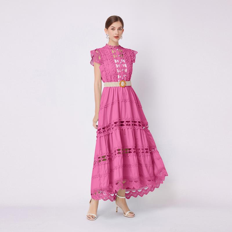 Design solid fashionable long skirt