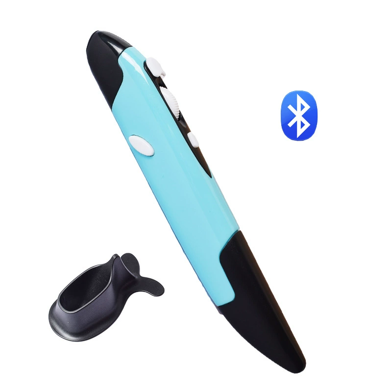 Эргономичная вертикальная беспроводная ручная мышь Pen, 2.4G & Bluetooth, DPI 800–1600, компактный готовый к подарку