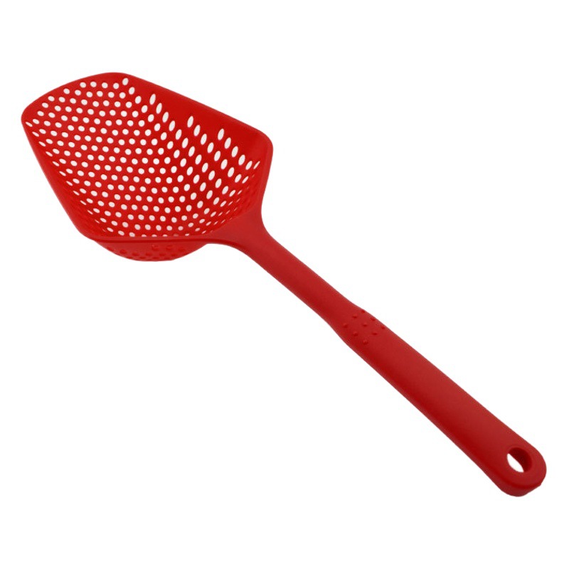 Pala de hielo de plástico gran pala a prueba de agua PP Filtro de malla de drenaje colador a prueba de aceite pala a prueba de agua espátula grande herramientas de cocina