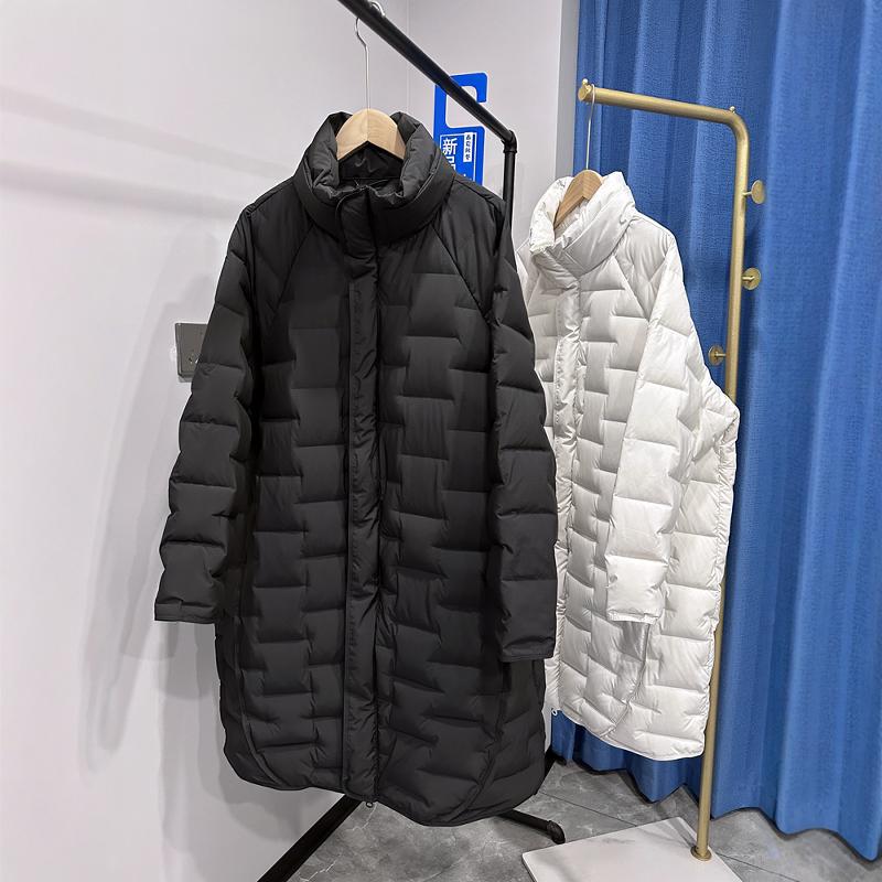 Winter fashionable velvet light and thin down jacket