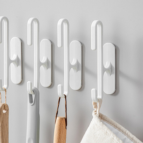 Clothes hooks, door coat hooks, no punching hooks, kitchen s hooks, bathroom hooks, traceless strong adhesive hooks, multifunctional