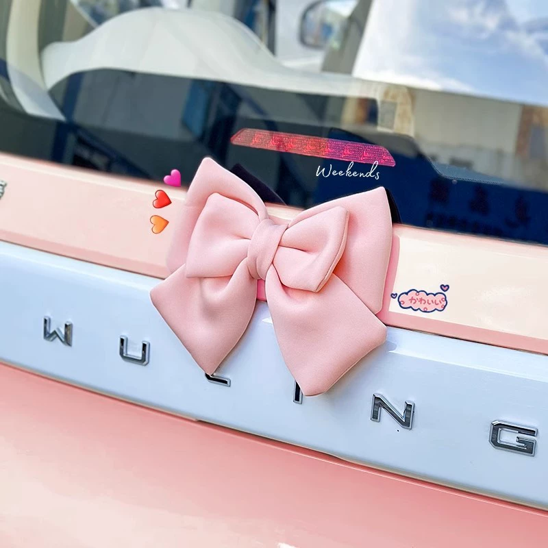 Задний бант украшения подвеска багажник задняя наклейка автомобиля ювелирные изделия