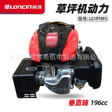 loncin隆鑫LC1P70FC垂直立轴汽油发动机196cc引擎遥控割草草坪机