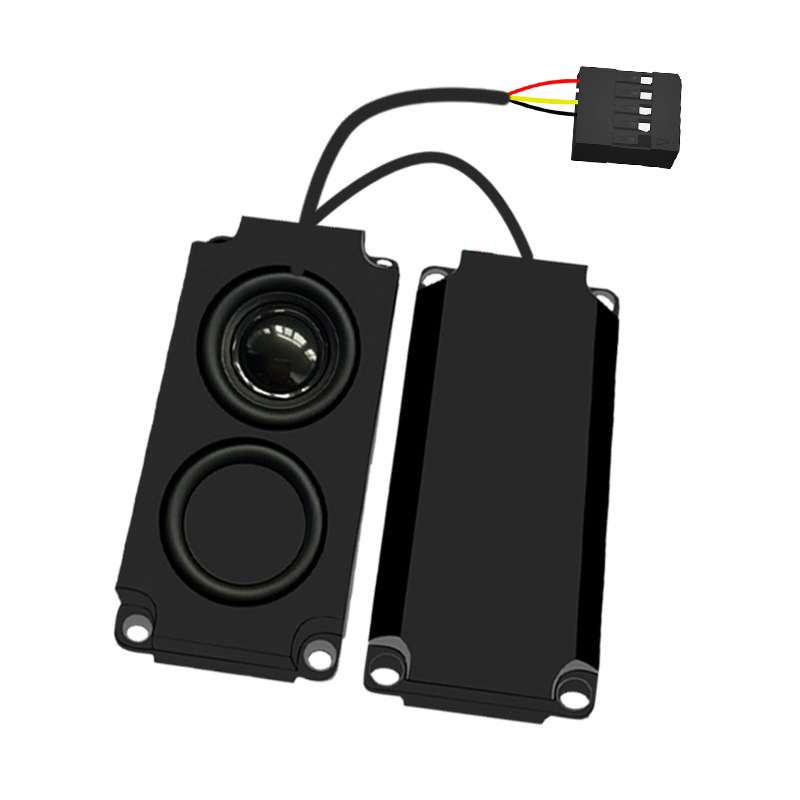 Jinggeyuan 10045 コンピュータケース内蔵マザーボード USB9 ピンインターフェイスオーディオスピーカー内蔵サウンドカードスピーカー|undefined