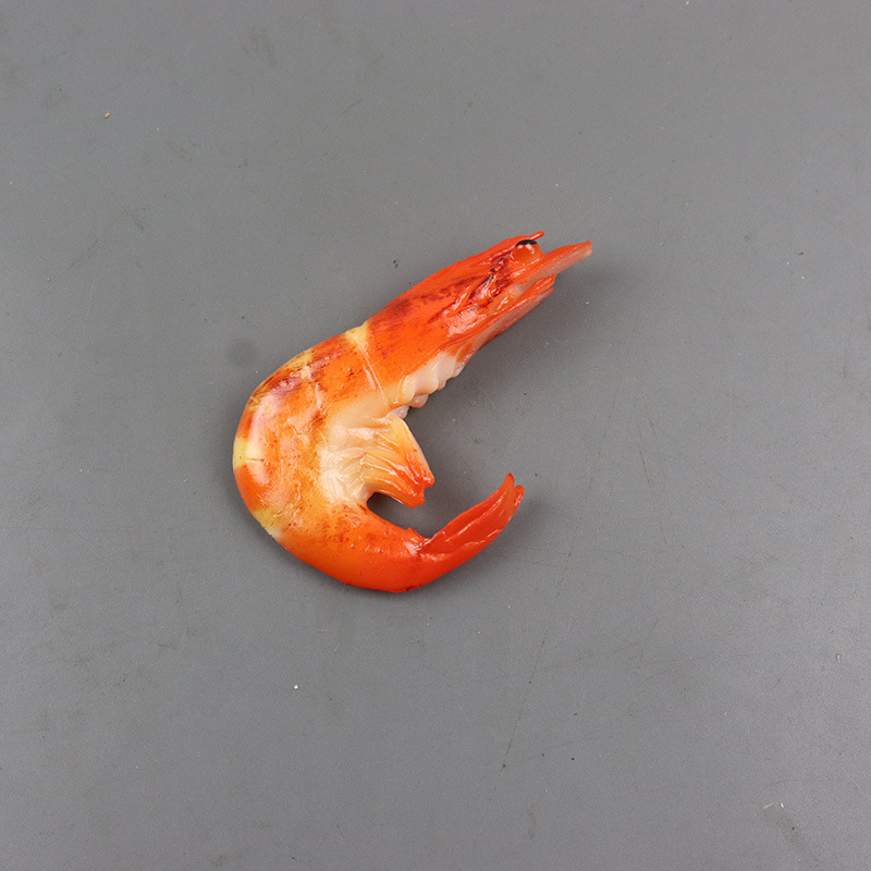 구운 붉은 새우 (곡선)