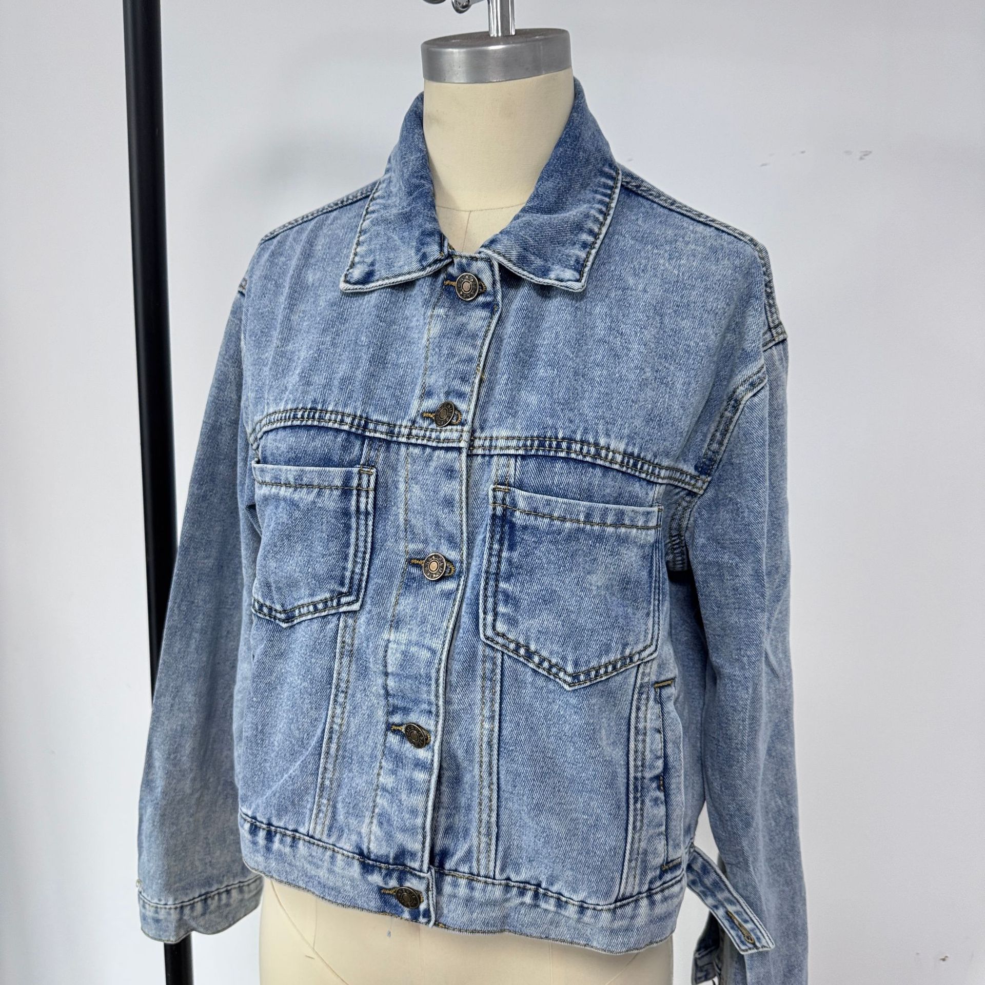 K Loose And Fashionable Denim Jacket For Women_voghion.com